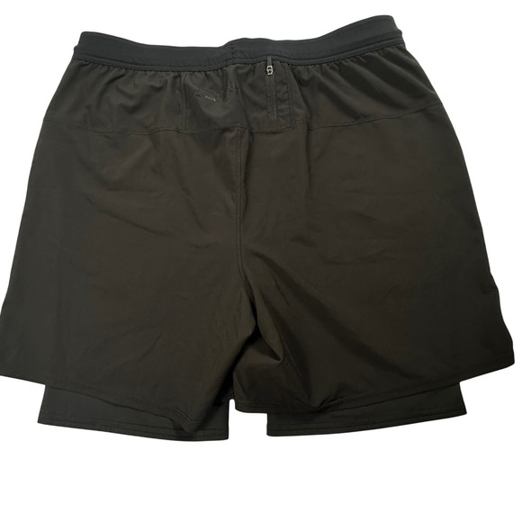 Vuori Shorts Mens XL‎ Black Fullerton Lined 2 In 1 Active Gym Training Stretch - Picture 7 of 10